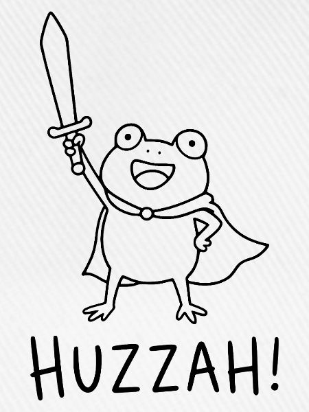 Huzzah! Frosch