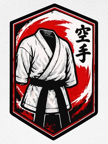 Karate Gi Schild Emblem