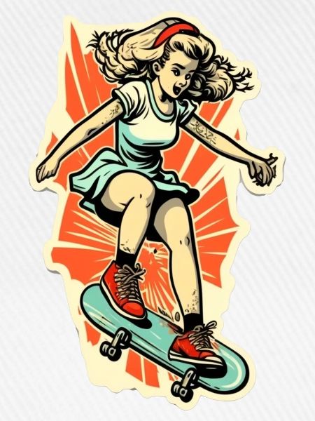 Skater-Mädchen