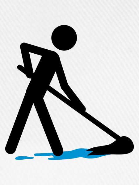 Cleaning The Floor