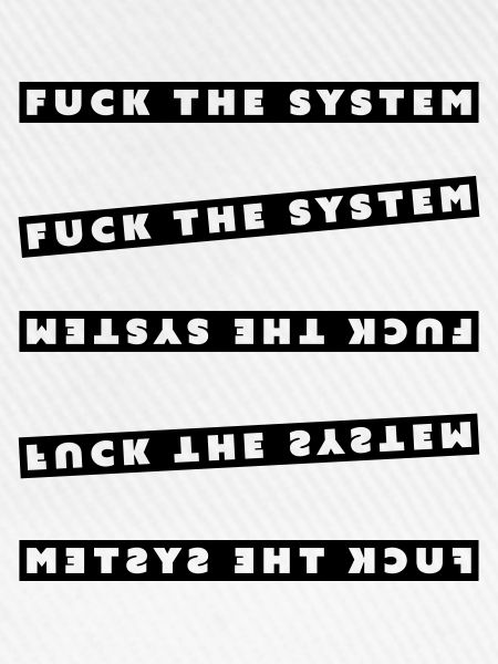 fuck the system