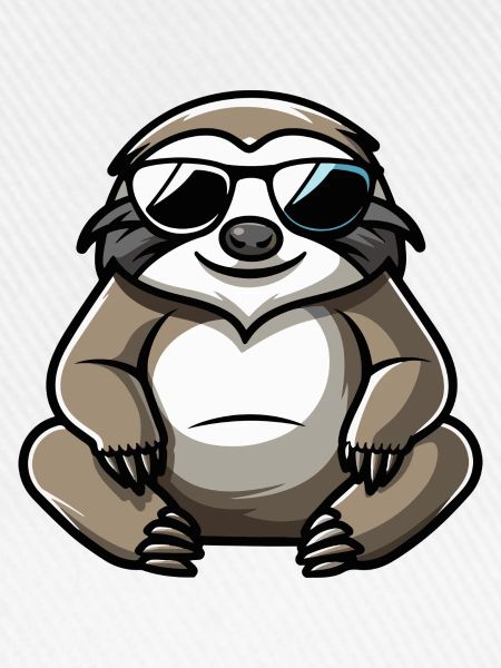 Faultier Comic Cool