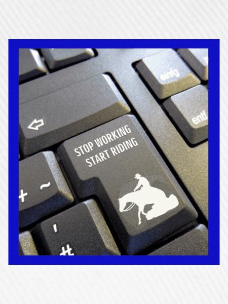 Stop working start riding