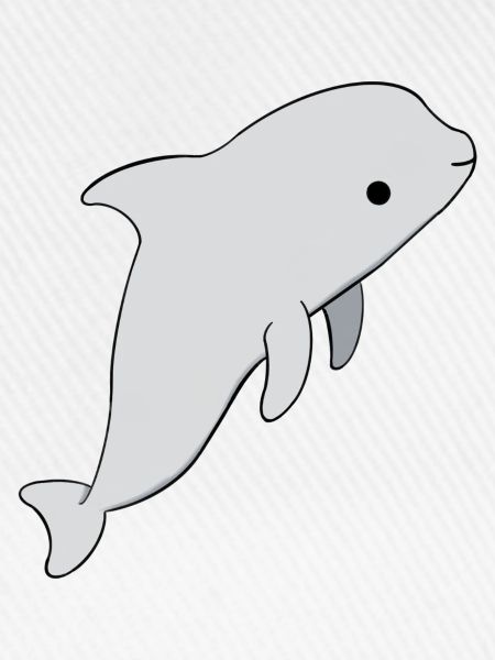 Entzückender Delfin