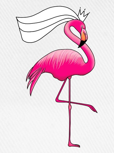 Flamingo Braut