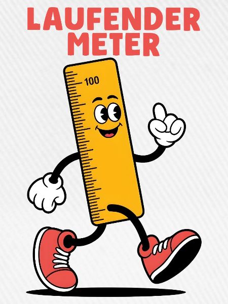 Lustiger Spruch für Kleine Laufender Meter