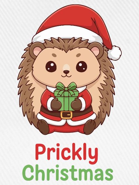 Stacheliger Weihnachtsigel