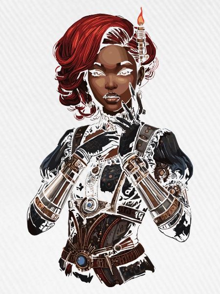 Steam Punk Schöne Frauen Steampunk