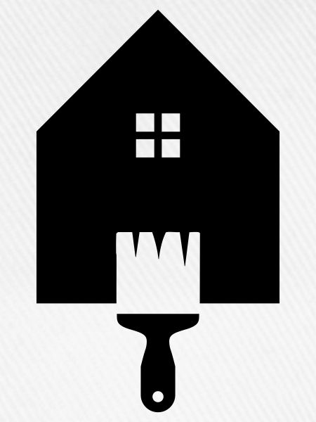 Maler Haus Pinsel Logo