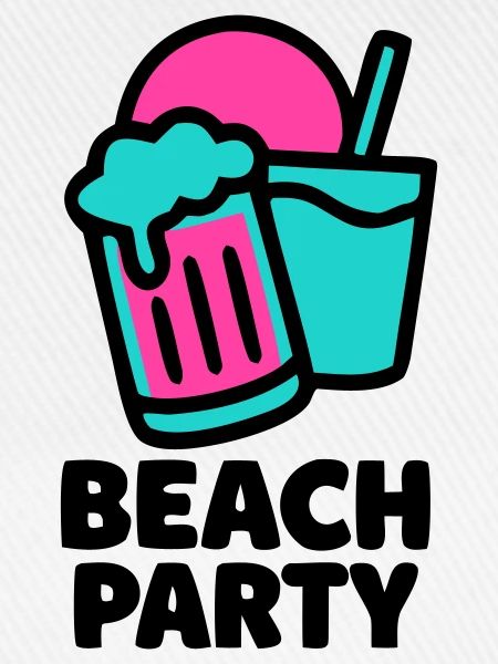 Beach Party Bierkruege Logo