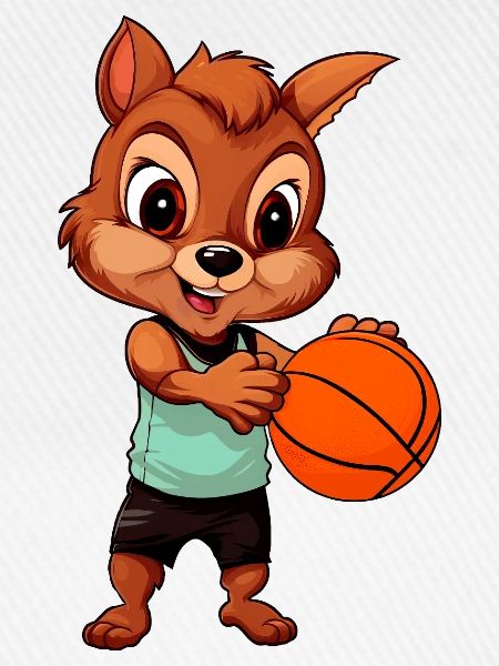 Basketballer Eichhörnchen
