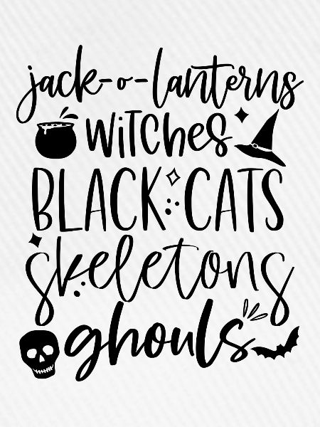 Halloween list