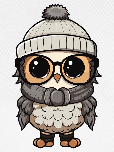 Eule Winter Cozy