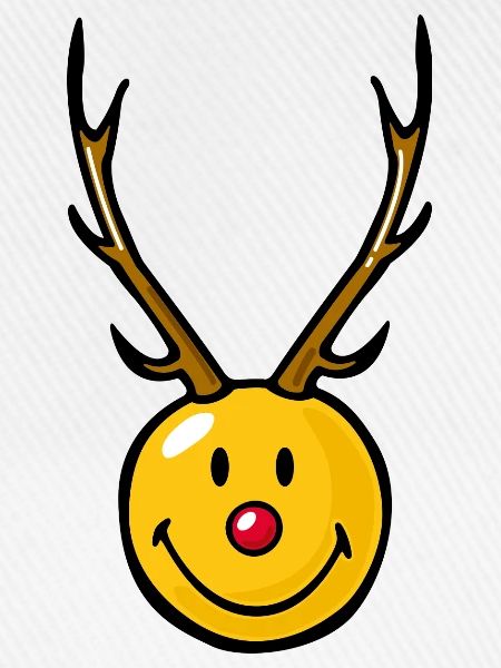 Smiley Christmas Reindeer
