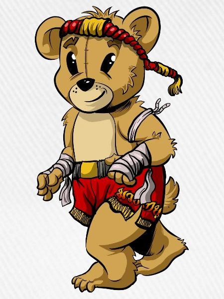 Muay Thai Maskottchen