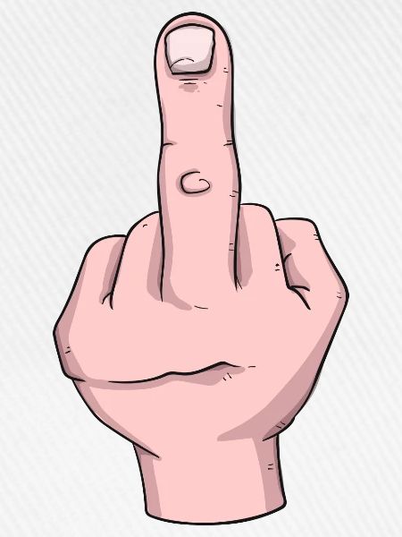 Mittelfinger