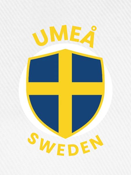 Umeå Schweden Schildwappen