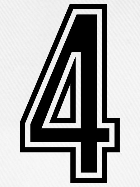 4 Zahl symbol