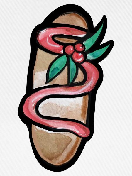 Serpent Bloom Sandale