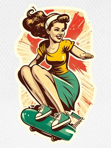 Skater-Mädchen