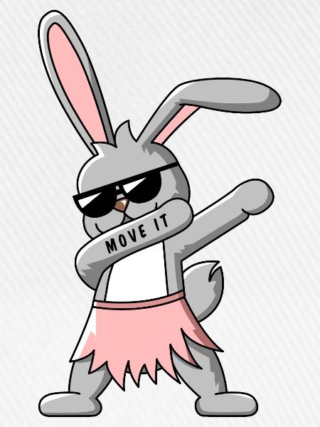 Dab Dance Hase T-Shirt Design