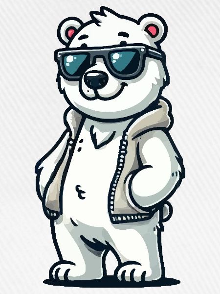 Eisbär Comic