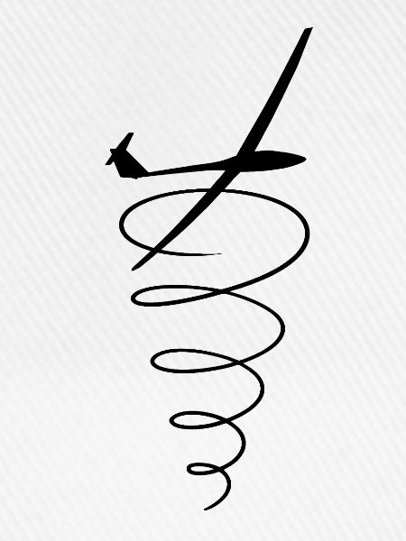 Thermalling Glider Black