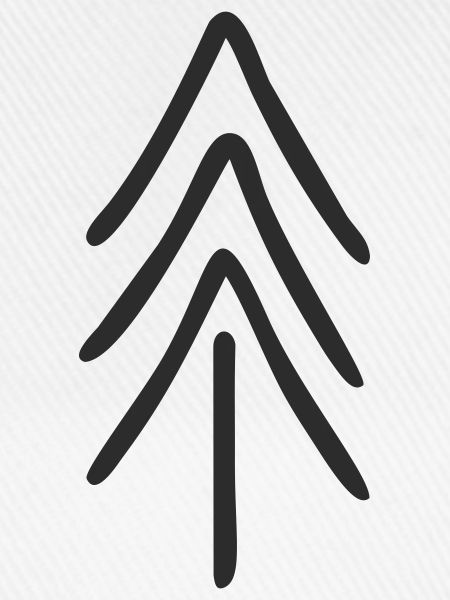 Tanne minimalistisch