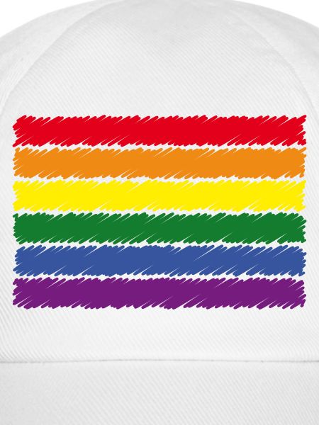 Regenbogenfahne / Rainbow Flag (Scribble / 6er)
