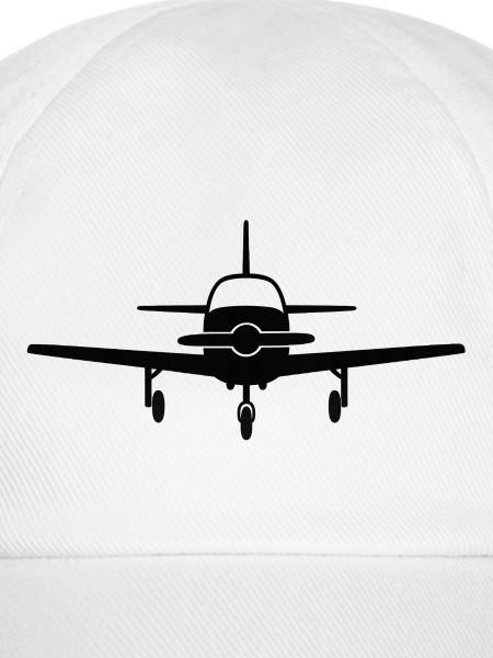 Frontale Flugzeug Silhouette