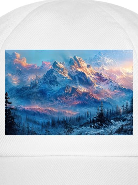 Illustration einer Gebirgslandschaft