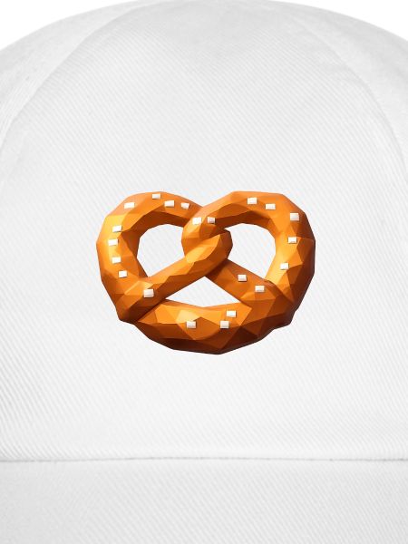 Low Poly Orange Polygonale Brezel