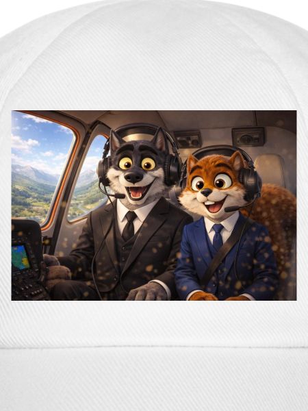 Flieger-Maskottchen im Cockpit