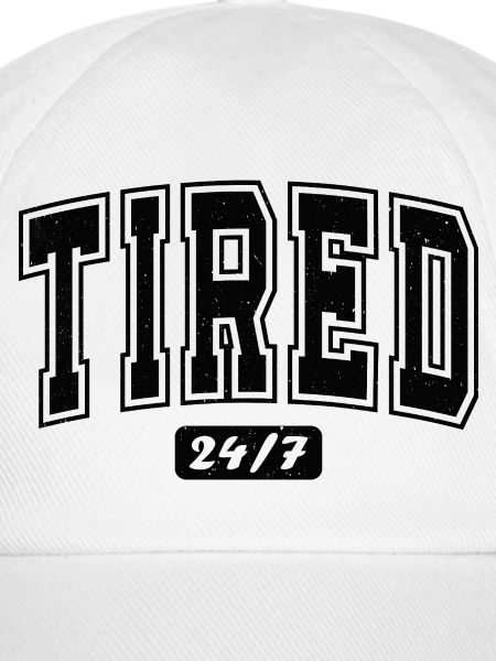 Tired 24/7 fette Typografie