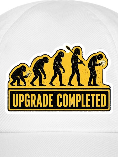 Menschliche Evolution Smartphone-Upgrade-Humor