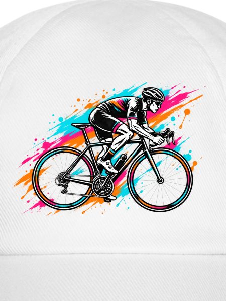 Neon-Splash Radfahrer