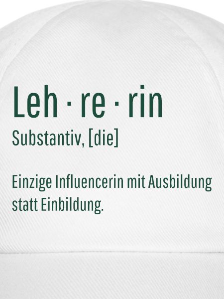 Lehrerin Substantiv Influencerin Schule Geschenk