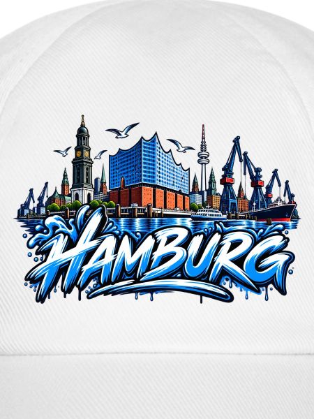 Hamburg Skyline Graffiti