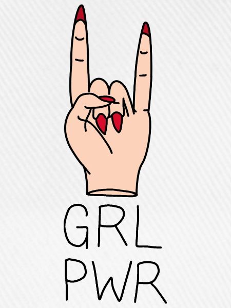 Girl Power Hand