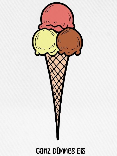 Ganz dünnes Eis