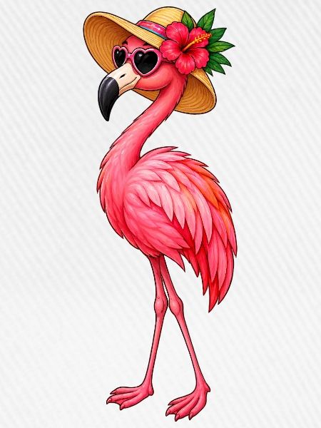 Flamingo Sommerhut Flair