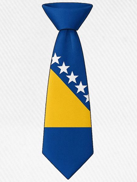 Bosnia Tie – Flaggendesign