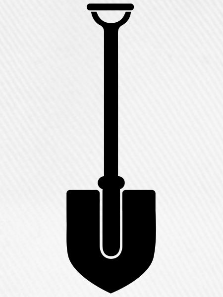 Schaufel icon Silhouette