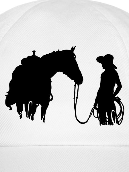 Frau mit Pferd