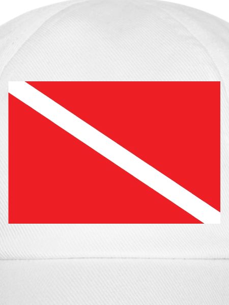 SCUBA DIVER DOWN FLAGGE