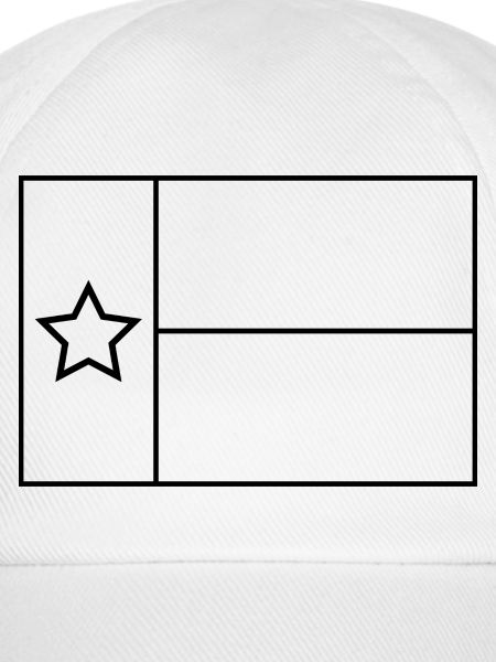 Umriss der texanischen Flagge