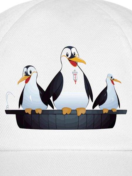 Infusion Pinguine im Bad