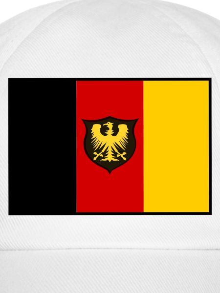 Adlerflagge SchwarzRotGold Shield