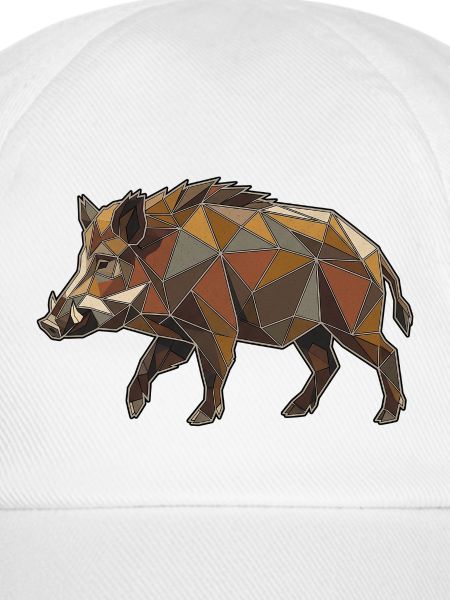 Poly Stil Wildschwein