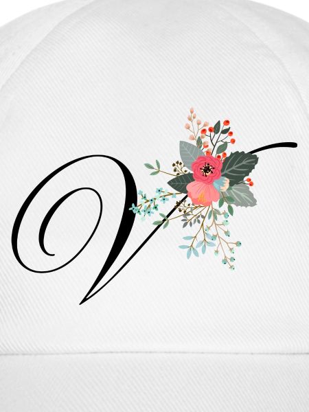 Buchstabe v Blumen